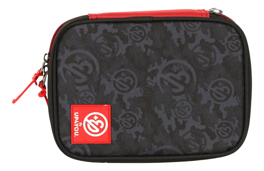 Estojo Box Escolar Infantil Enaldinho Preto Original - Lançamento Luxcel