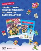 Kit Álbum Oficial Gato Galáctico + 10 envelopes de figurinhas