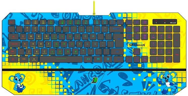 Teclado Gamer Brancoala RGB - Original - Redragon
